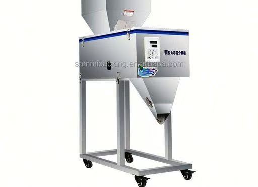 Groot verstelbaar bereik van 2 g tot 100 g. Voldoet aan de uiteenlopende verpakkingsbehoeften van een duurzame theeweegmachine