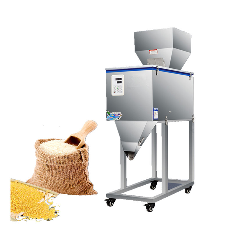 Grain Rice Coffee Weighing Filling Machine with big hopper