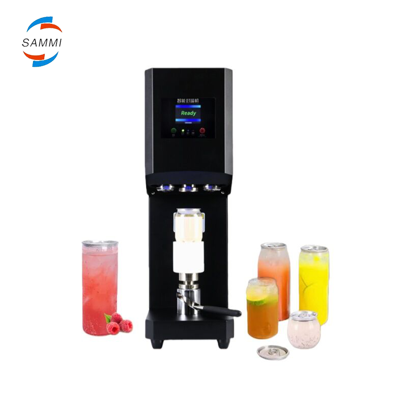 Handmatige PET-blikje Soda Bubble Koffie Theeblikje Sluitmachine